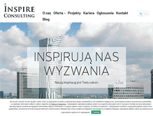 Tablet Screenshot of inspire-consulting.pl